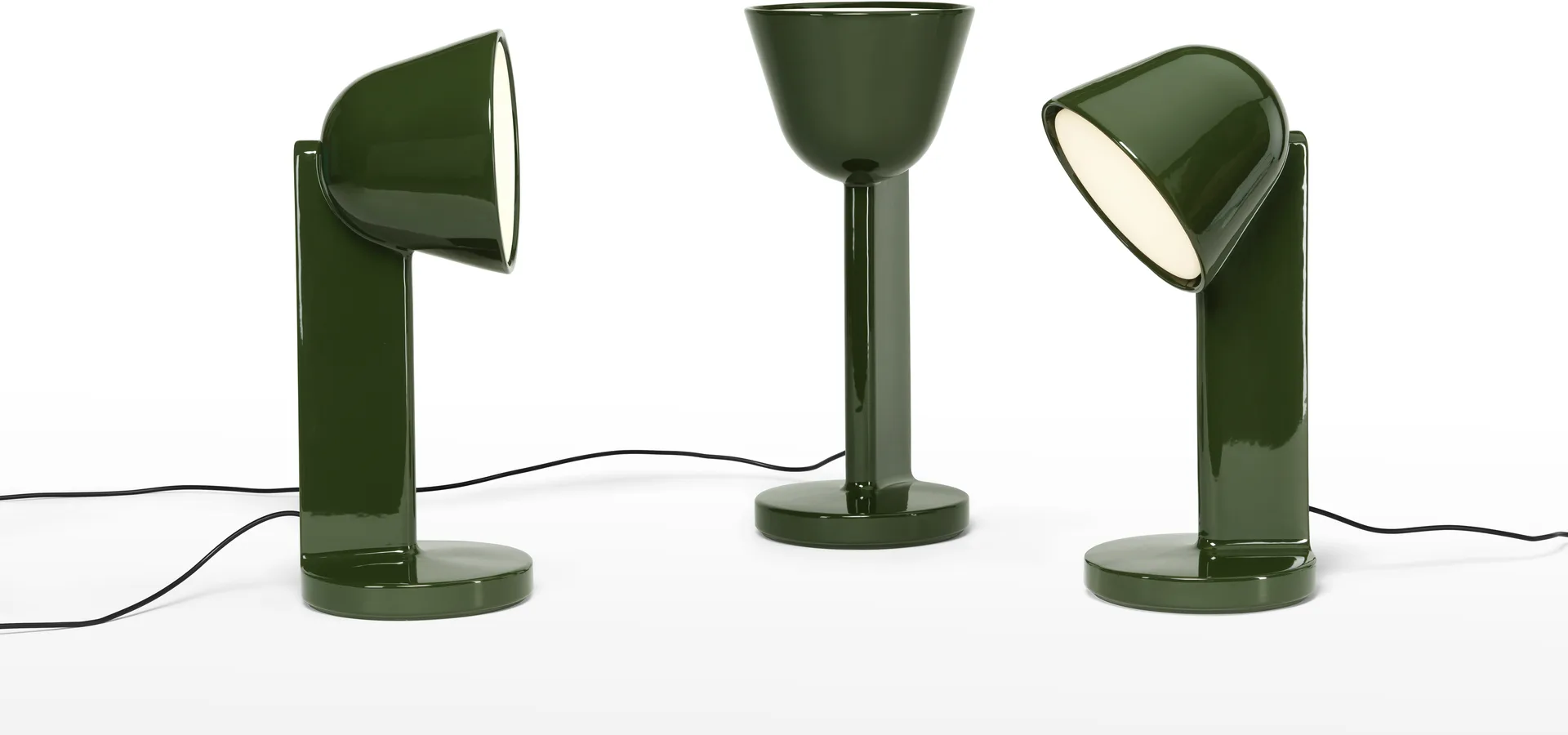 Céramique Side bordlampe, MoseGreen Flos