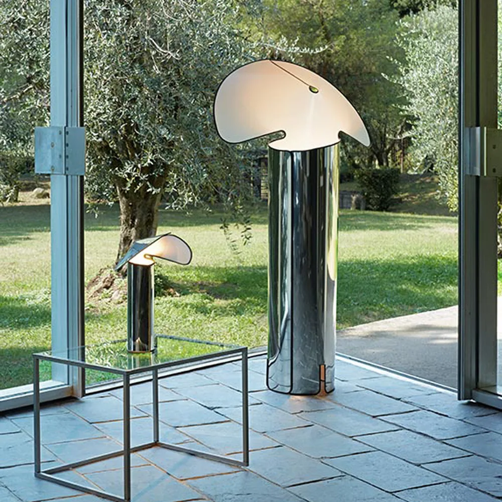 Chiara T bordlampe, Aluminium-antrasitt kant Flos
