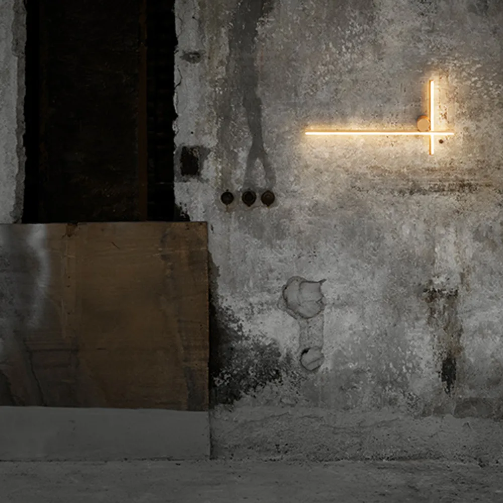 Coordinates W2 vegglampe, Messing Flos