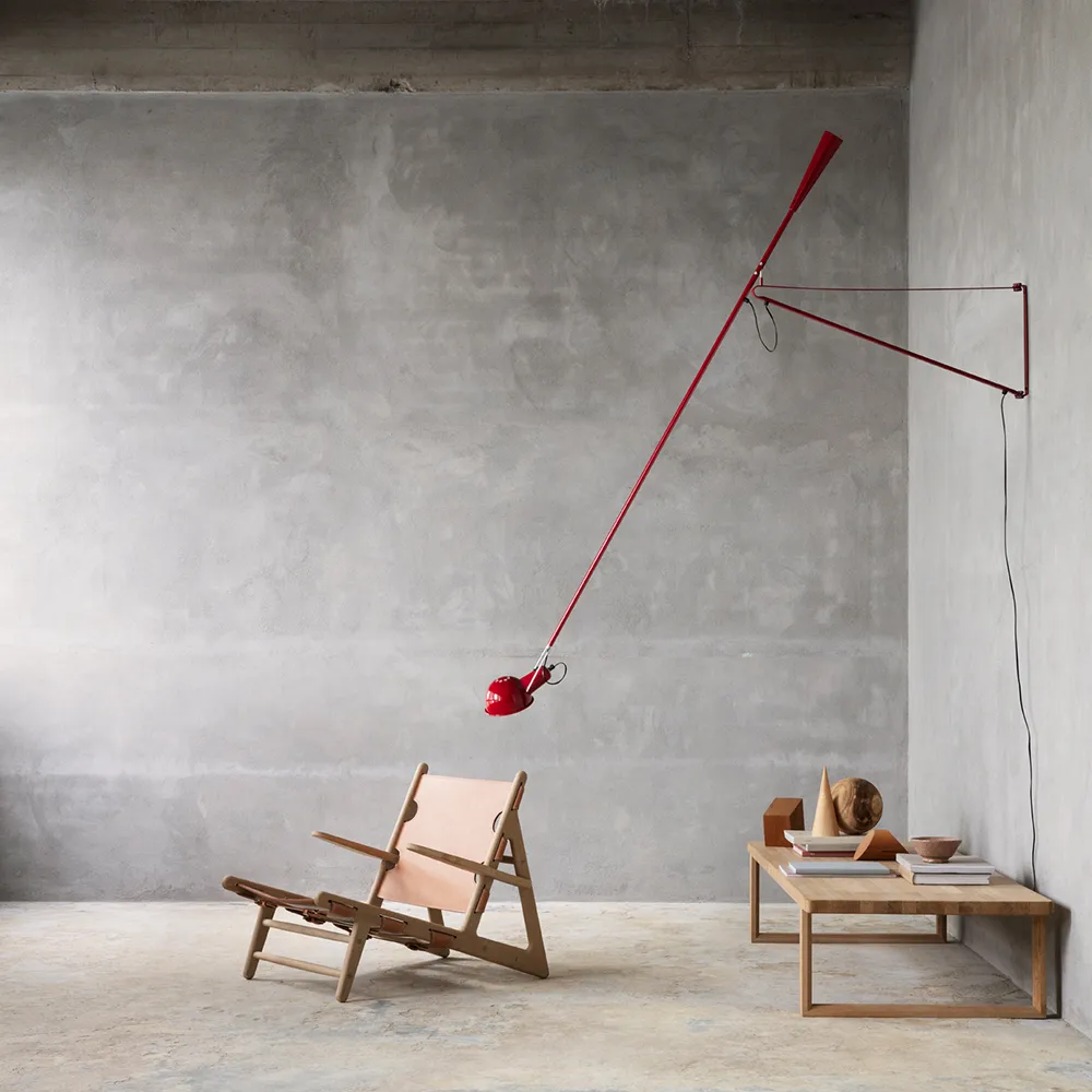 Flos 265 vegglampe, Hvit lakk Flos