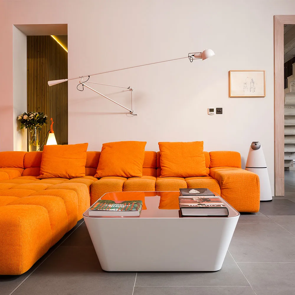 Flos 265 vegglampe, Hvit lakk Flos