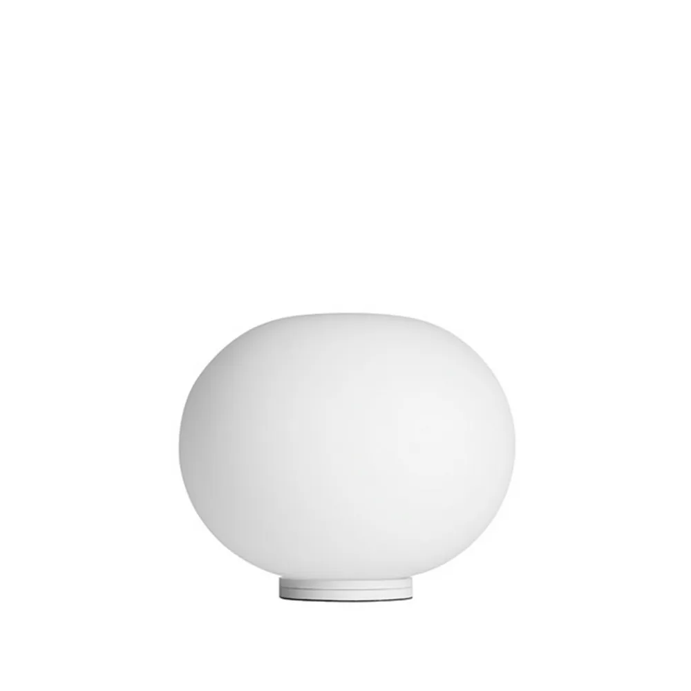 Glo-ball B Zero bordlampe, Hvit opalglass Flos