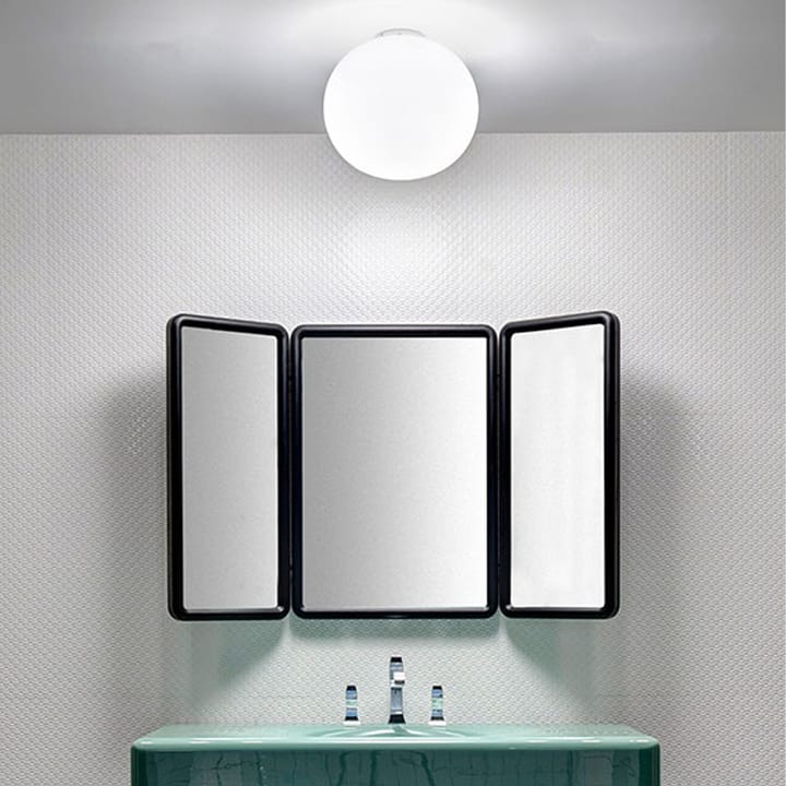 Glo-ball C/W Zero vegg- og taklampe, Hvit opalglass Flos