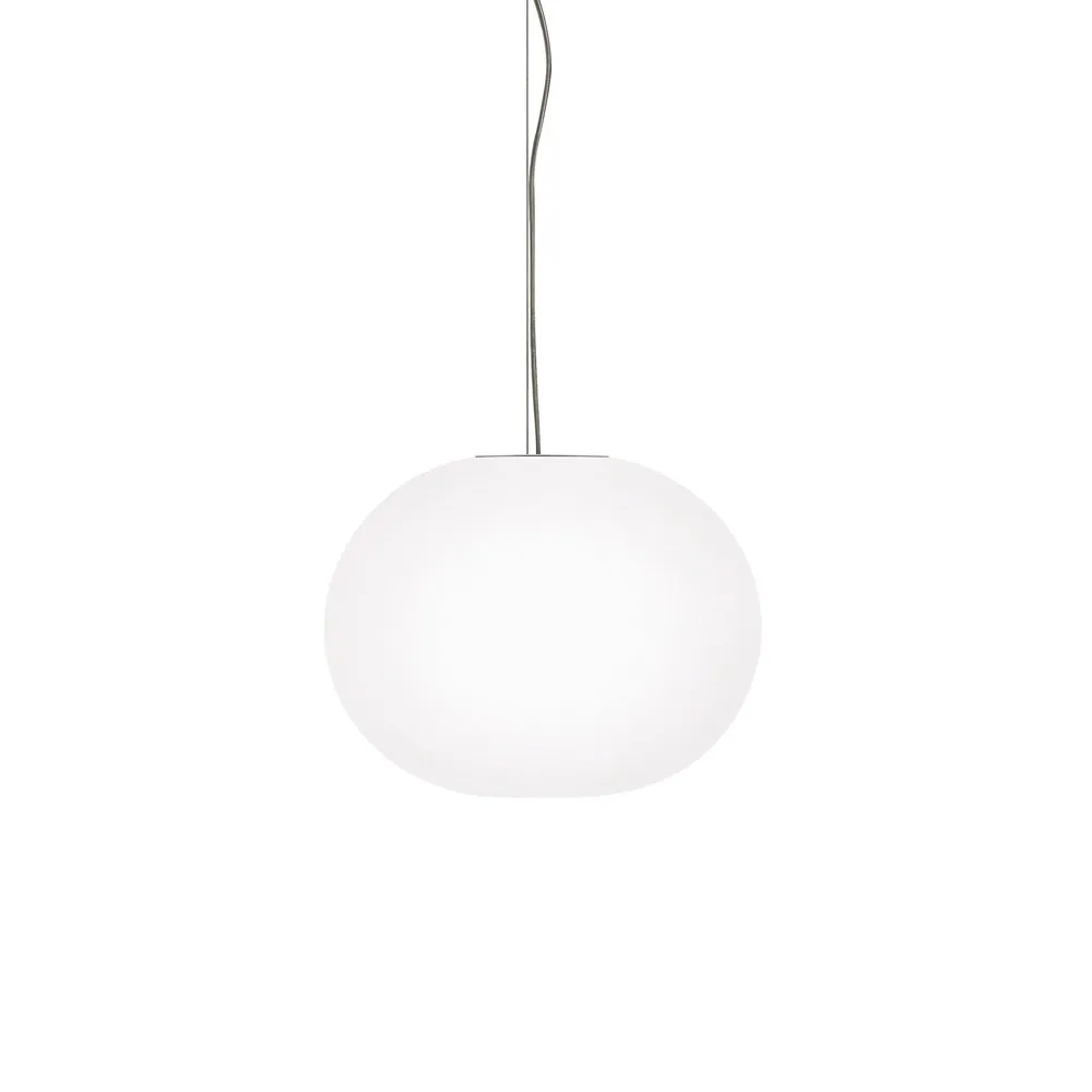 Glo-ball S1 pendel, Hvit opalglass Flos