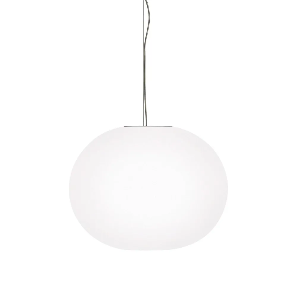 Glo-ball S2 pendel, Hvit opalglass Flos