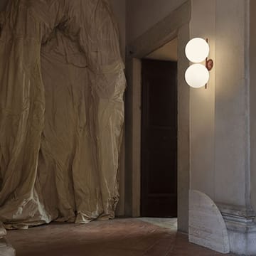 IC lights C/W1 Double vegglampe - Burgundy-opal - Flos