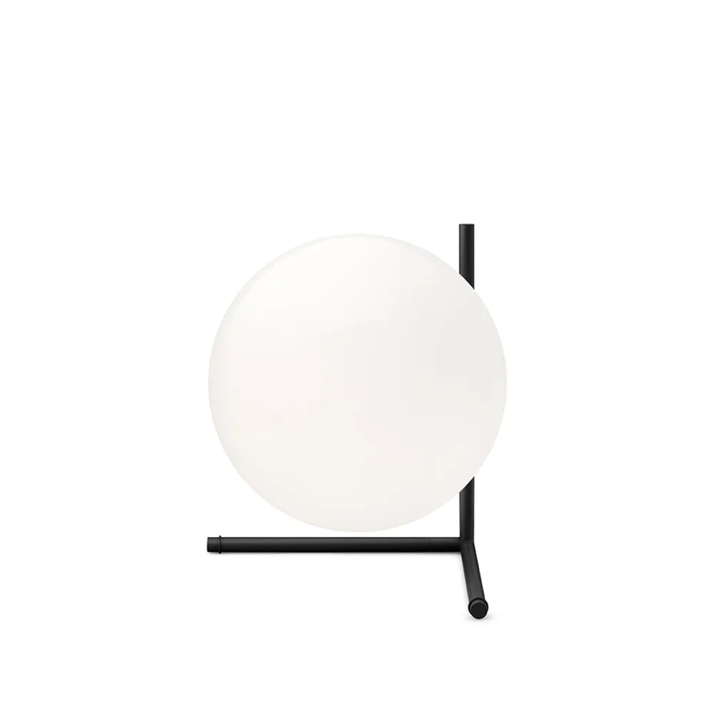 IC lights T2 bordlampe, Svart-opal Flos