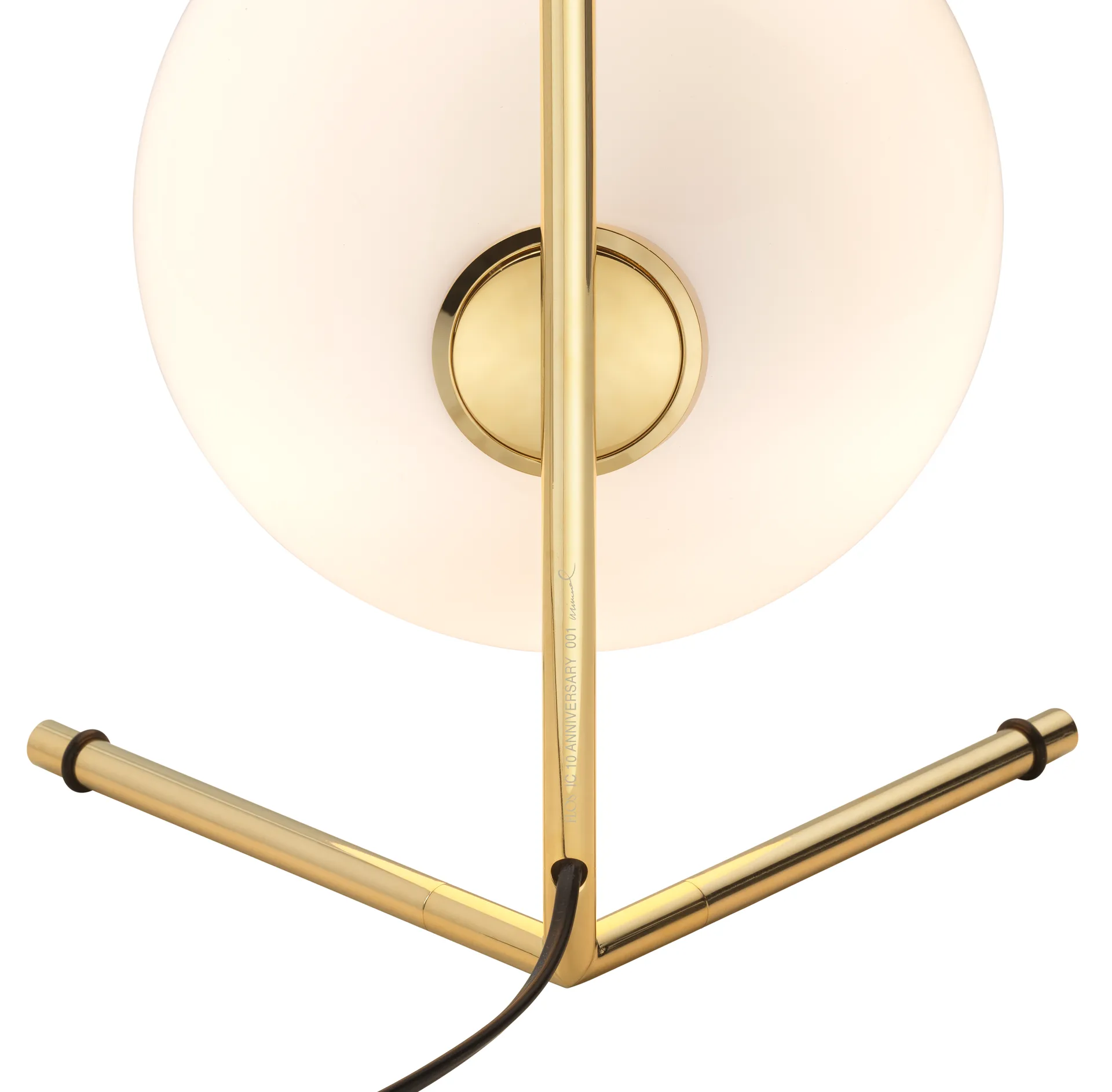 IC T1 Low bordlampe 38 cm, Gull Flos