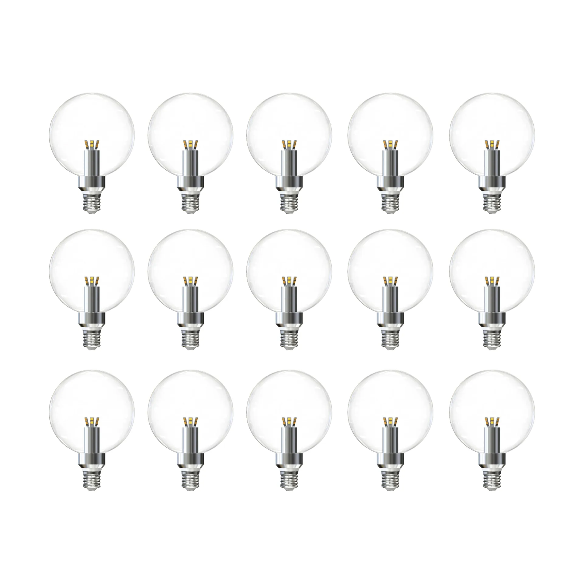 LED globepære retrofit dimbar lyskilde E27 15-pakning
, 2500 K 170 lm 3 W Flos