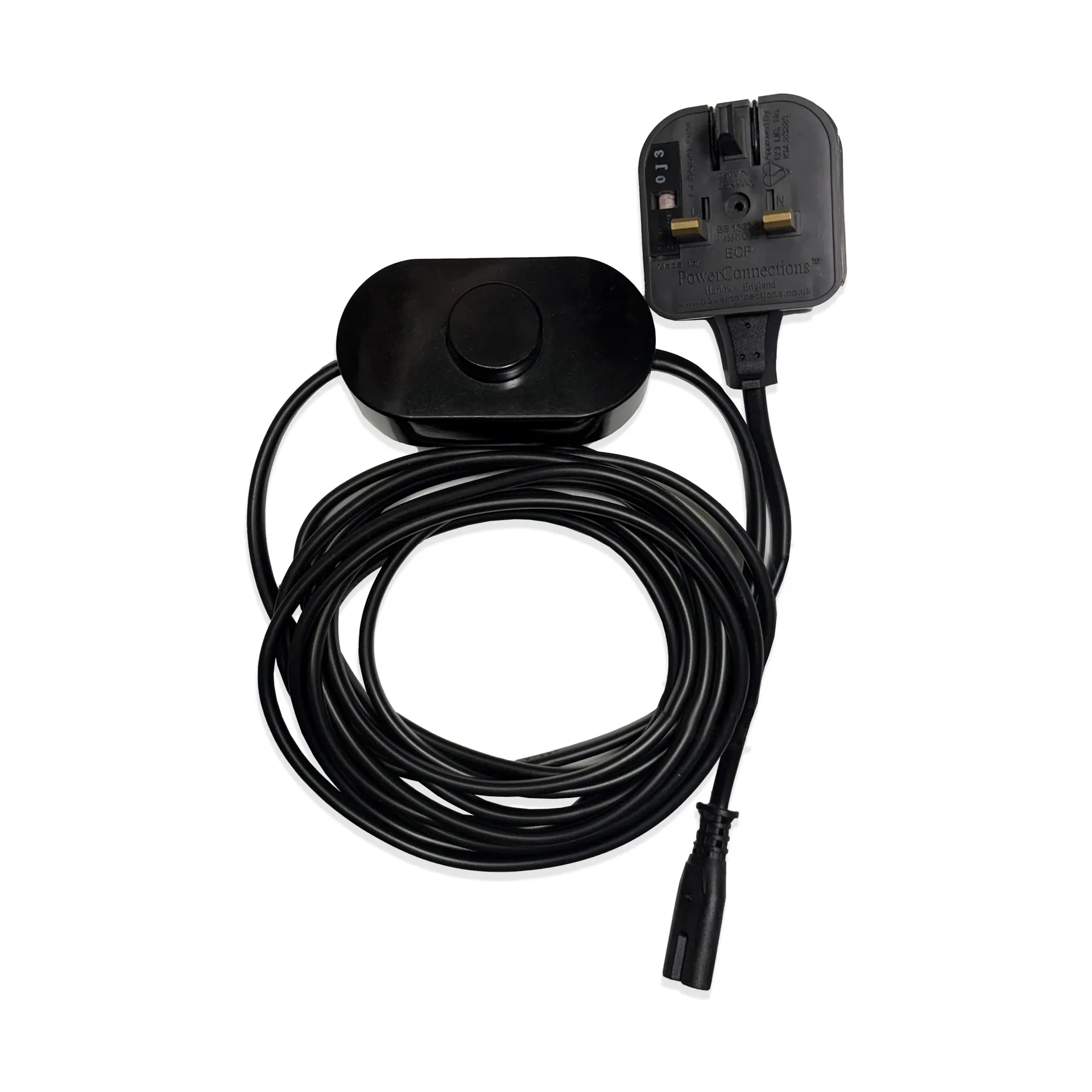 Maap kabel med strømbryter og britisk støpsel, Reservedel Flos