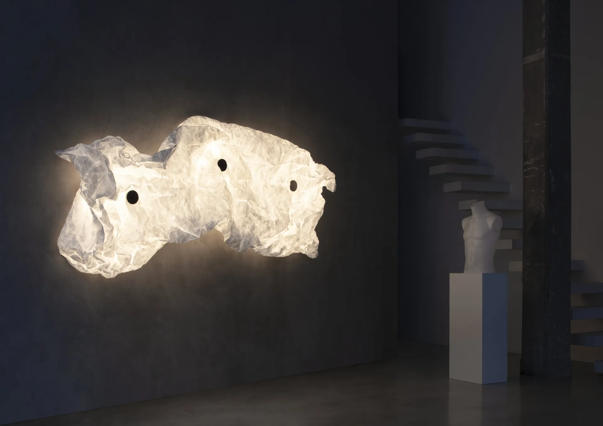 Maap W3 vegglampe - hvit,  Flos