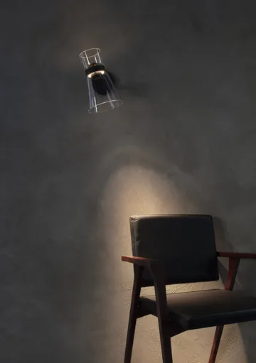 Nocturne Cone vegglampe - Svart - Flos