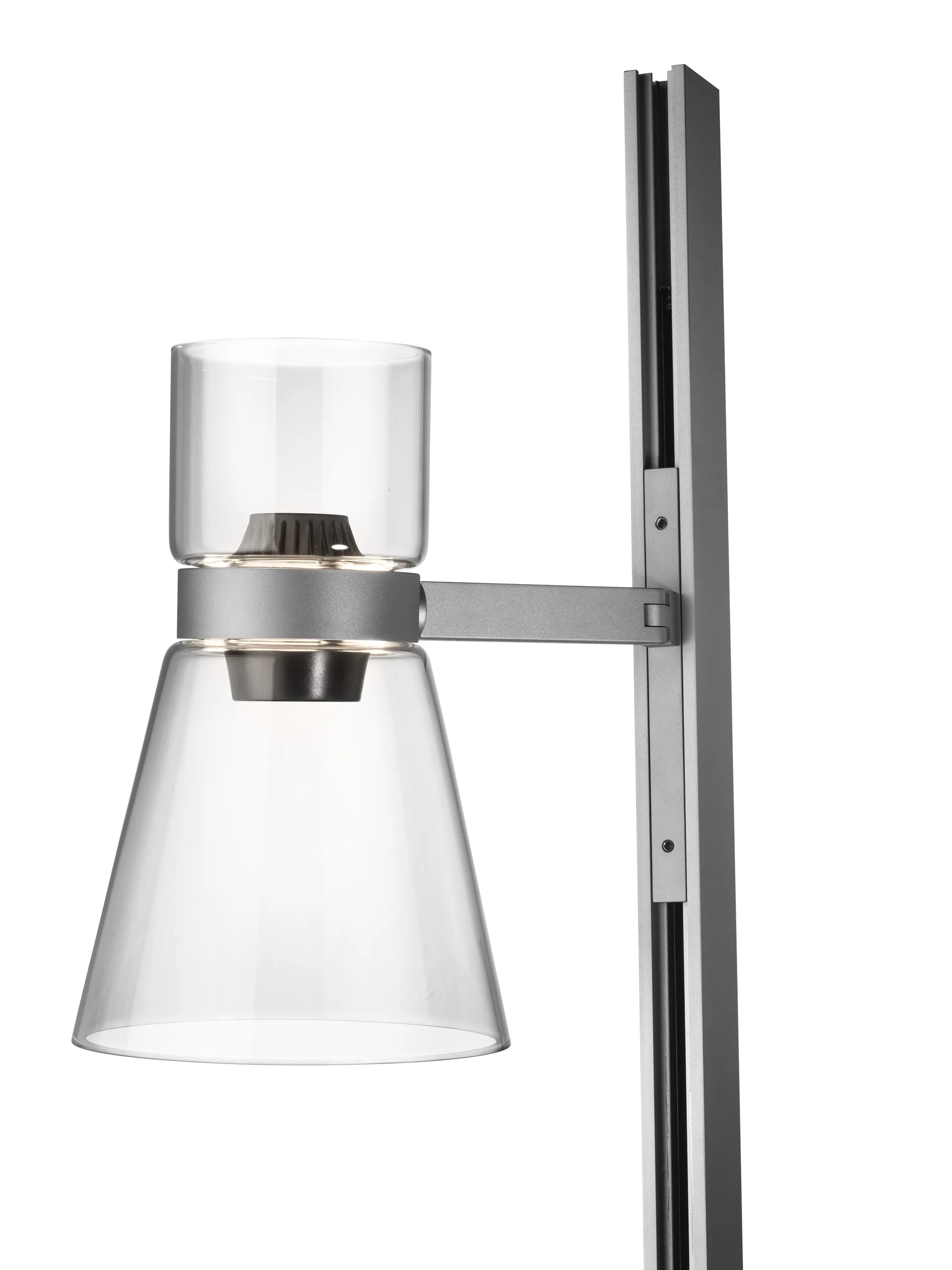 Nocturne FI cone gulvlampe - Silver,  Flos