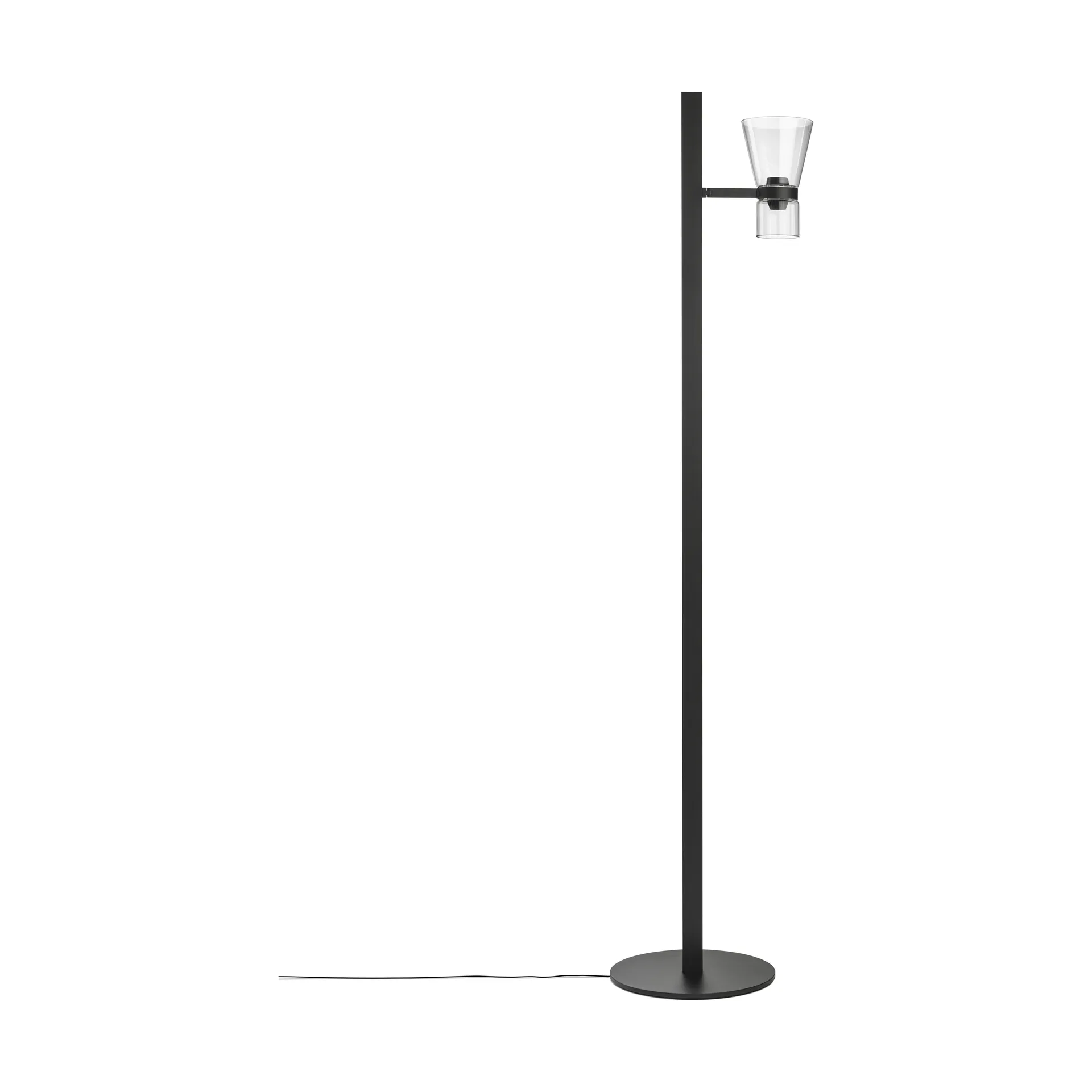 Nocturne FI cone gulvlampe - Svart,  Flos