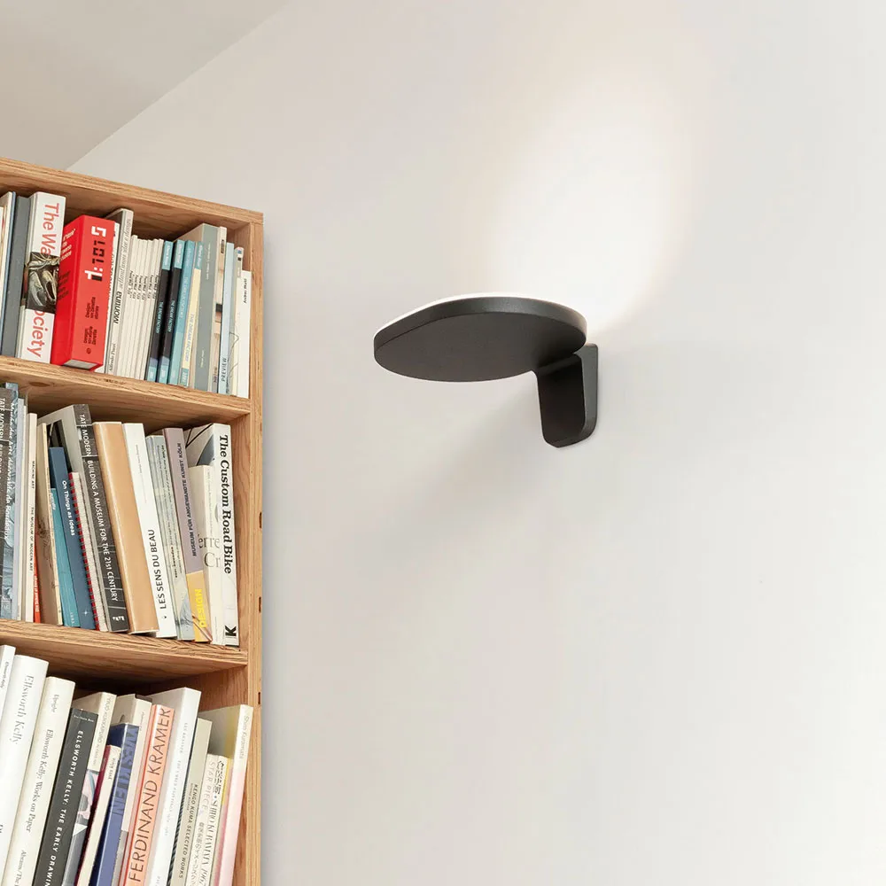 Oplight W1 vegglampe, Svart Flos