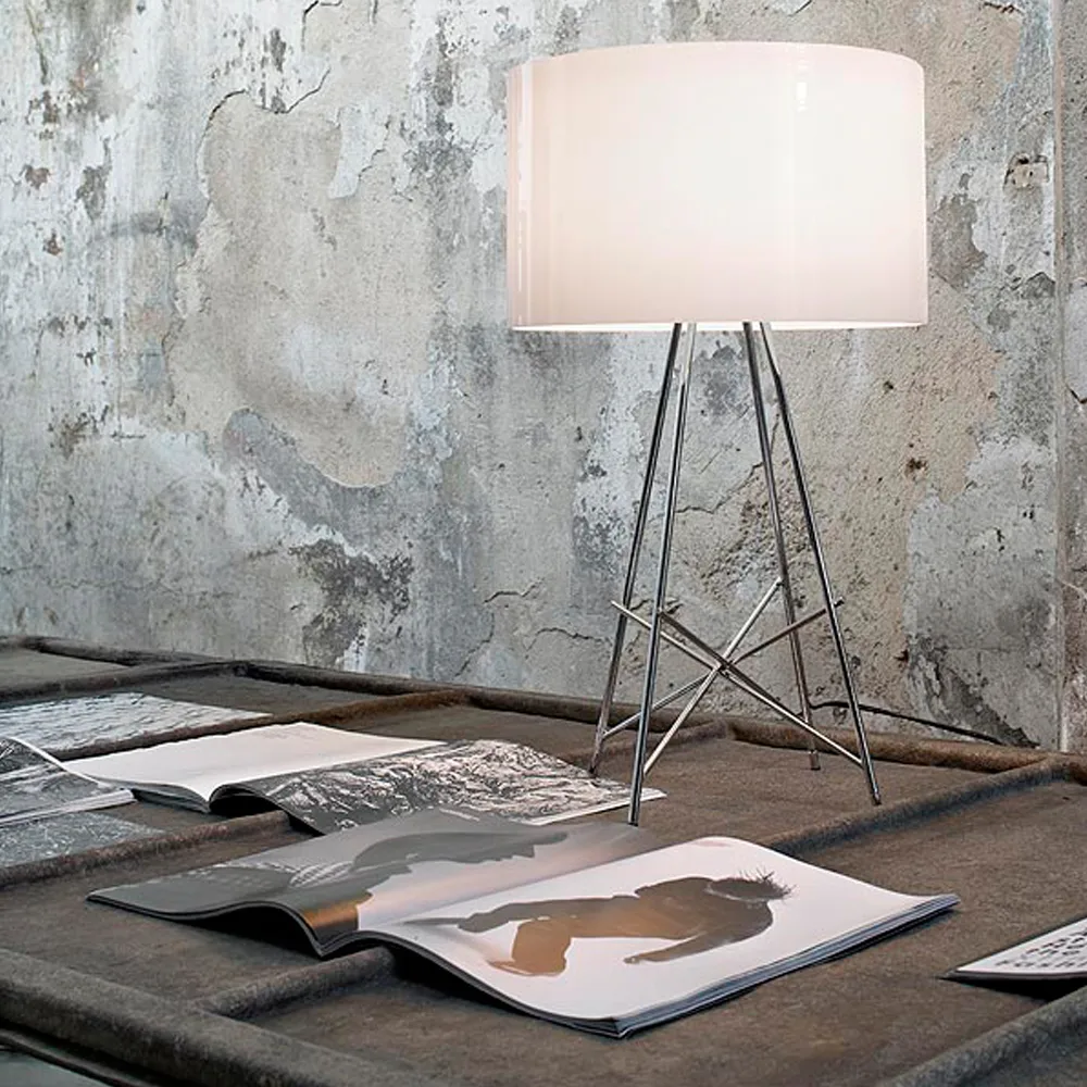 Ray T bordlampe, Glass klar Flos