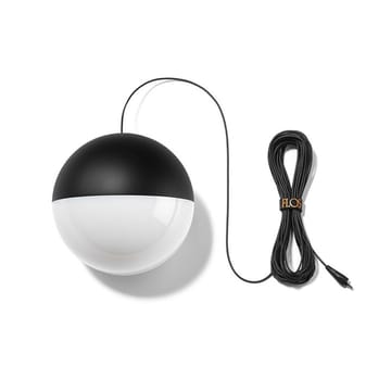 String Light Sphere pendel - Svart, 22 m ledning - Flos