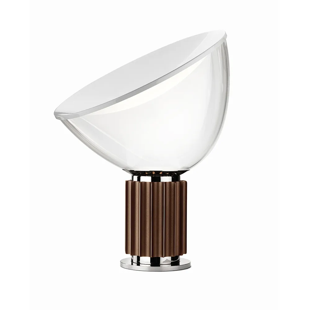 Taccia bordlampe LED 64,5 cm, Bronse Flos