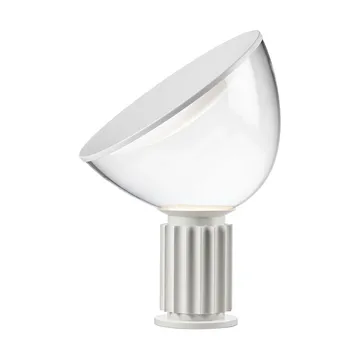 Taccia Small bordlampe LED 48,5 cm - Matthvitt-glasskuppel - Flos
