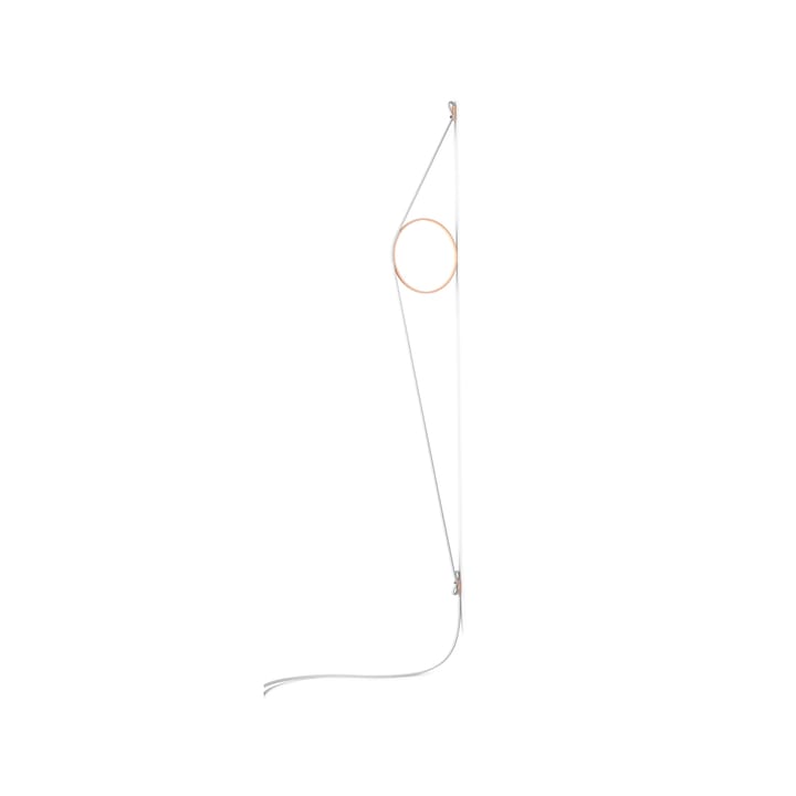 Wirering vegglampe - Rosa-hvit - Flos