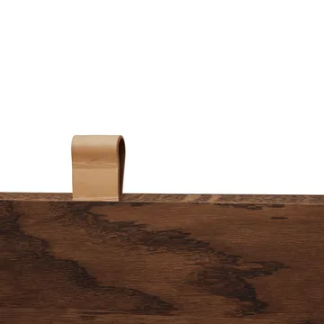 A Line oppbevaringsbenk 90 cm - Røkt eik - Form & Refine