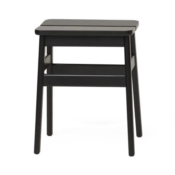 Angle Standard rund krakk 45 cm - Black, Ø32x46 cm - Form & Refine