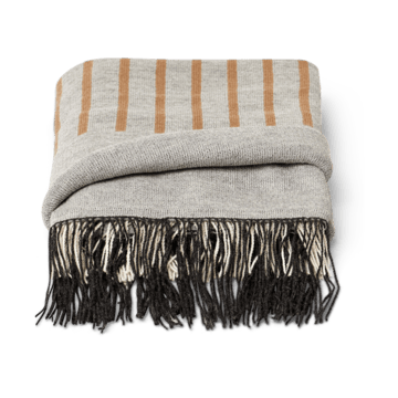Aymara pledd 130x190 cm - Pattern grey - Form & Refine