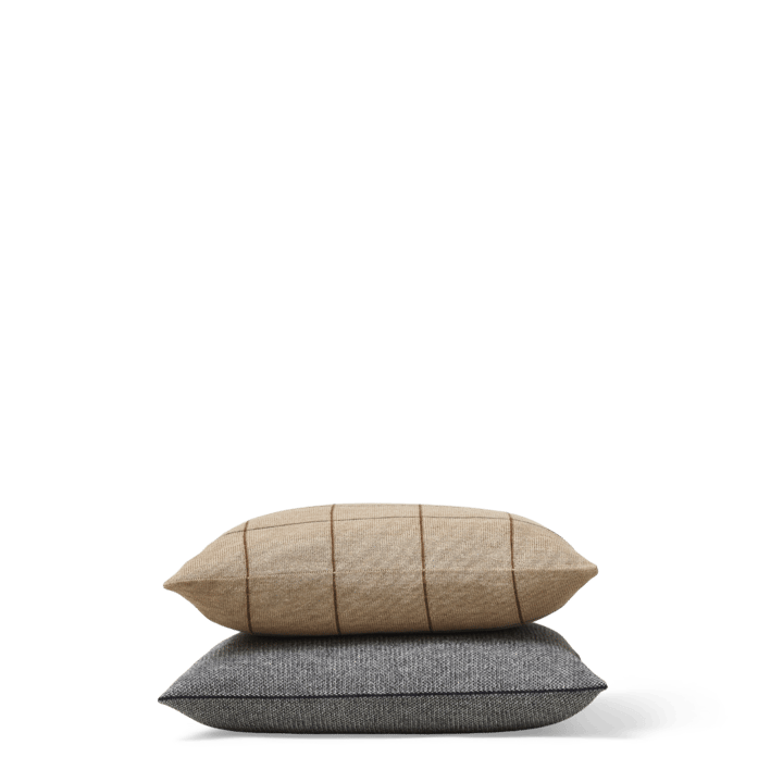 Aymara pute 52x52 cm, New square brown Form & Refine