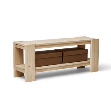 Beam benk 112 cm - Furu - Form & Refine