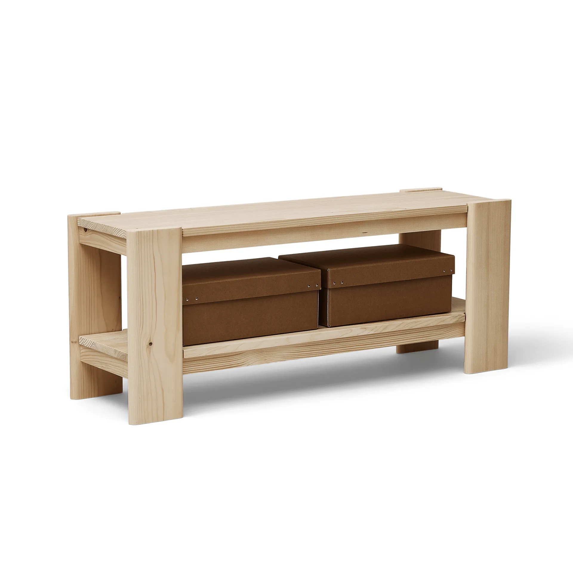 Beam benk, Furu, 112 cm Form & Refine