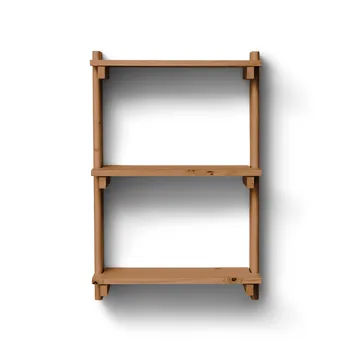 Beam Shelf vegghylle - Deep brown pine, 60x90,5x25 cm - Form & Refine