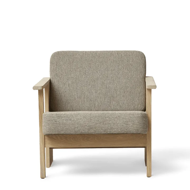 Block loungestol - Hvit eik-Hallingdal 65-0227 - Form & Refine