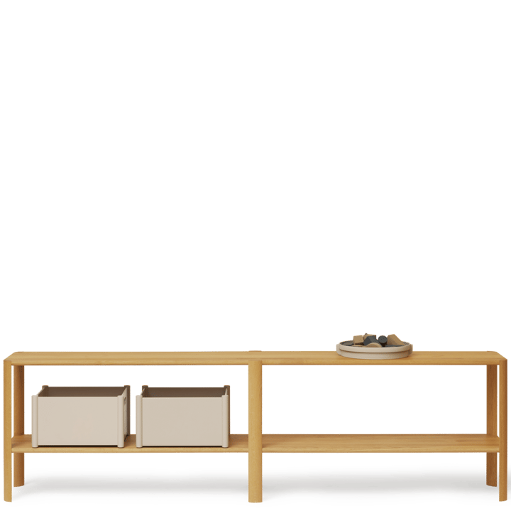 Leaf hylle 2 hyller 57x200 cm, Eik Form & Refine