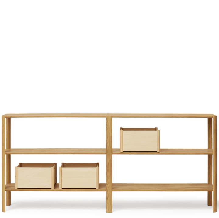 Leaf hylle 3 hyller 92x200 cm, Eik Form & Refine