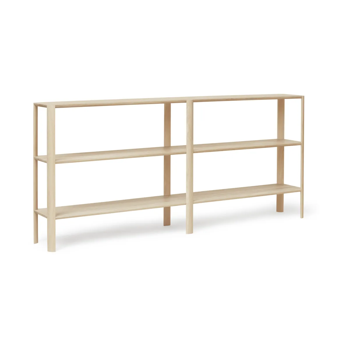 Form & Refine Leaf hylle 3 hyller 92x200 cm Hvit eik