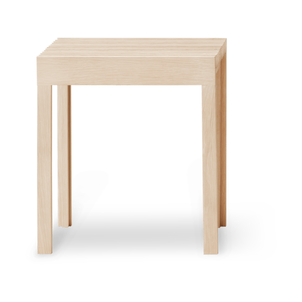 Lightweight krakk 40x45 cm - Hvit eik - Form & Refine