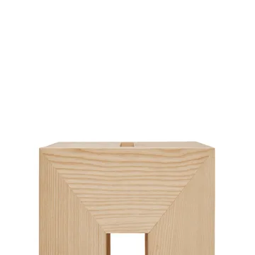 Monolith sidebord - Ask, 29x29x36 cm - Form & Refine