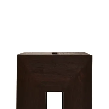 Monolith sidebord - Mørkebrun ask, 29x29x36 cm - Form & Refine