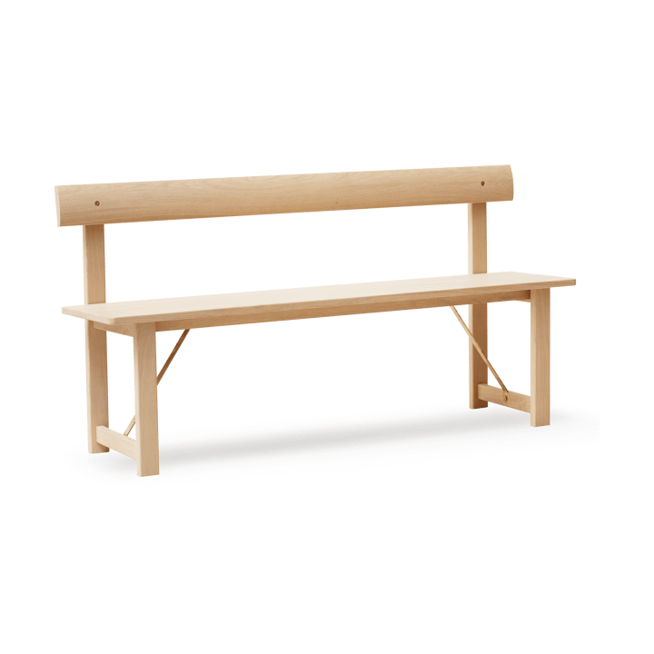 Posisjon benk 155 cm, Eik-messing Form & Refine