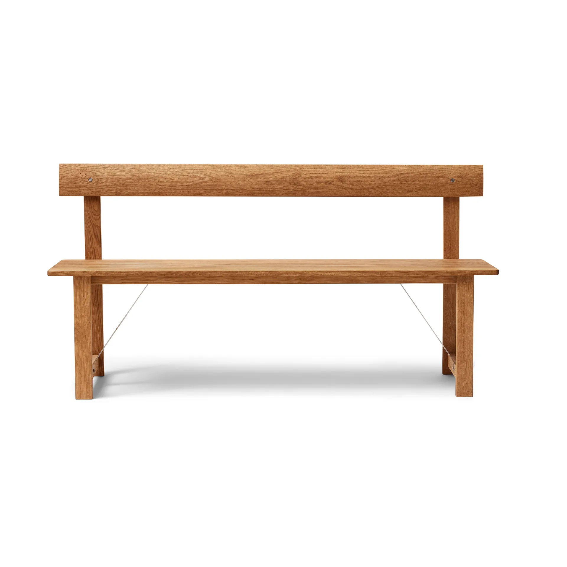 Posisjon benk 155 cm, Eik-stål Form & Refine
