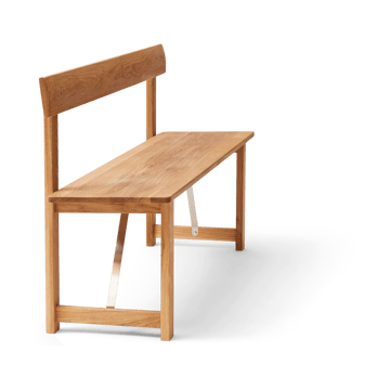 Posisjon benk 155 cm - Eik-stål - Form & Refine