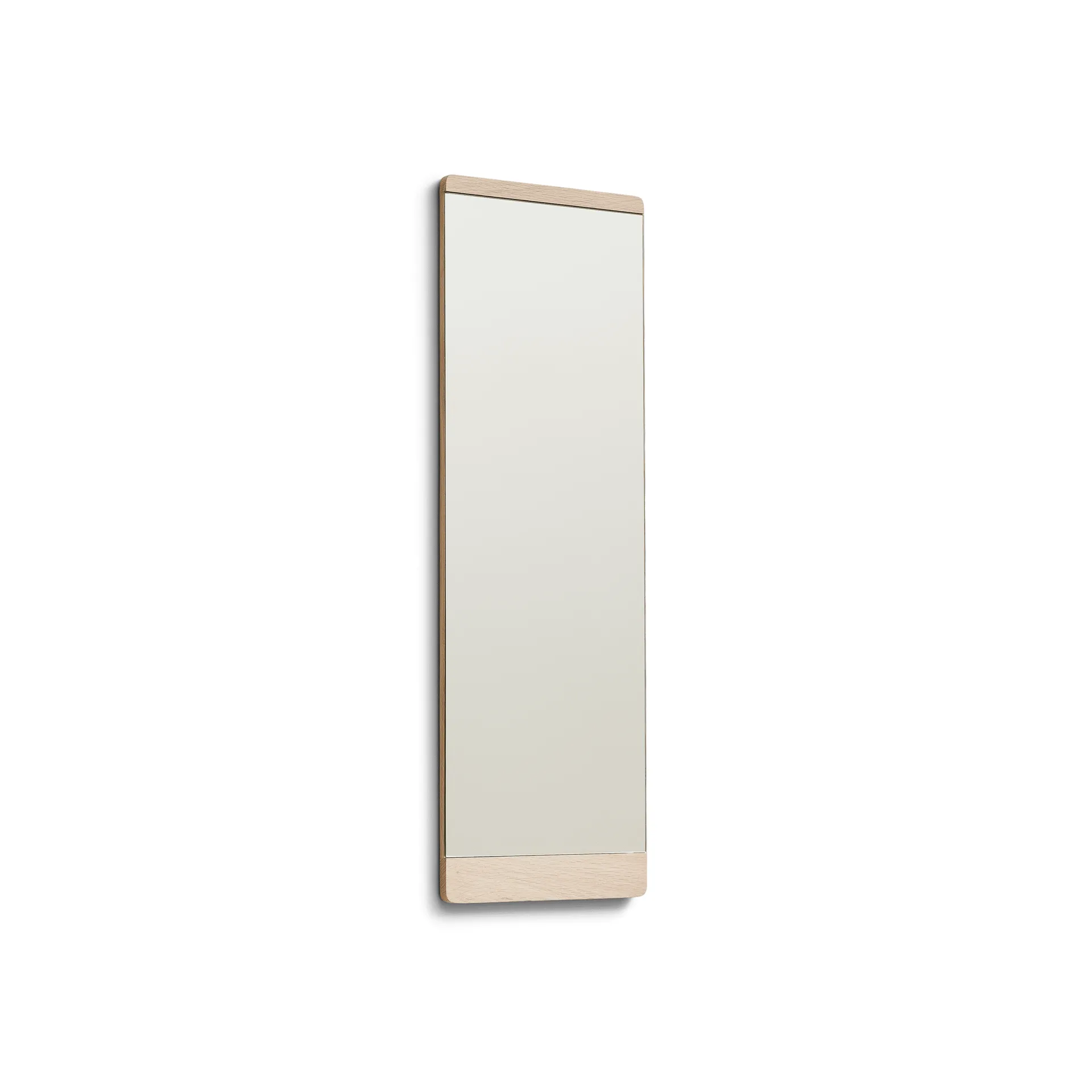 Rim veggspeil 35x110 cm, Hvit eik Form & Refine