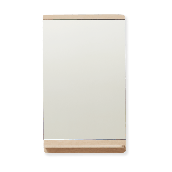 Rim veggspeil 40x68 cm - Hvit eik - Form & Refine