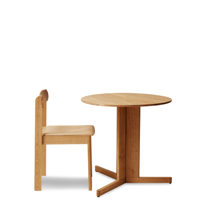 Trefoil spisebord Ø75 cm, Eik Form & Refine