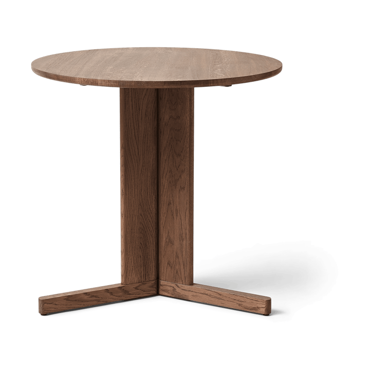 Trefoil spisebord Ø75 cm - Røkt eik - Form & Refine