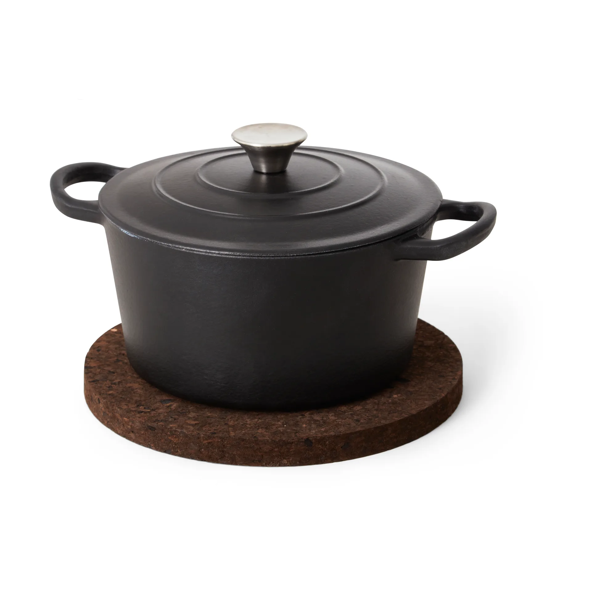 Cork gryteunderlag smoked, Ø25 cm Formgatan