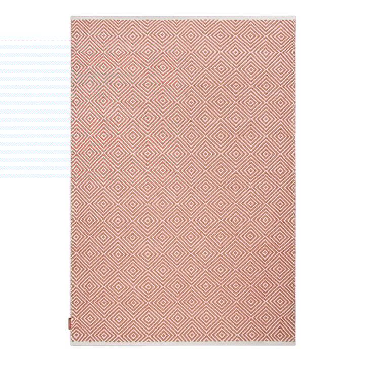 Diamond teppe 140x200 cm - Burnt orange - Formgatan