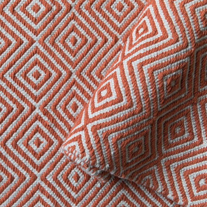 Diamond teppe 170x230 cm - Burnt orange - Formgatan