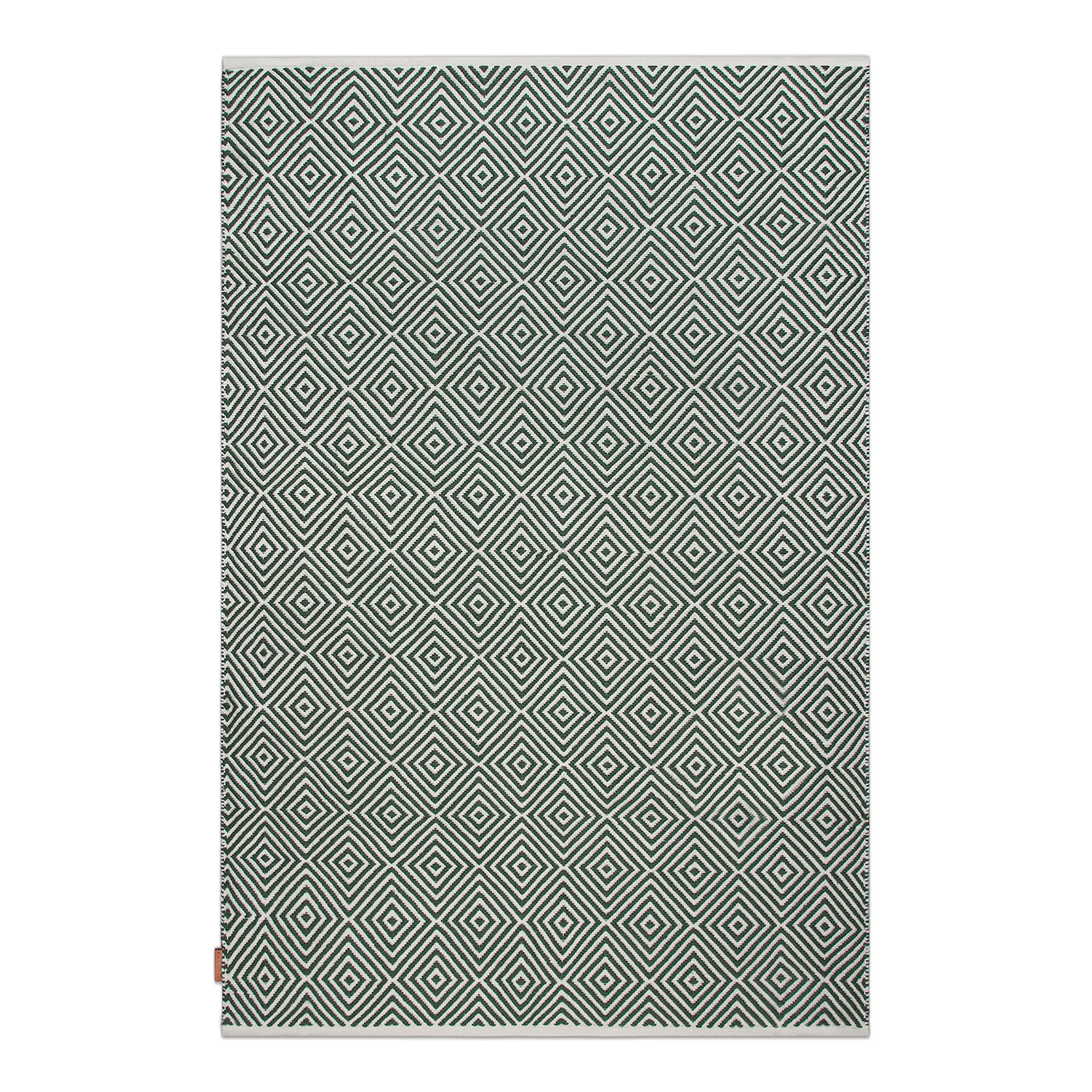 Diamond teppe 170x230 cm, Green Formgatan