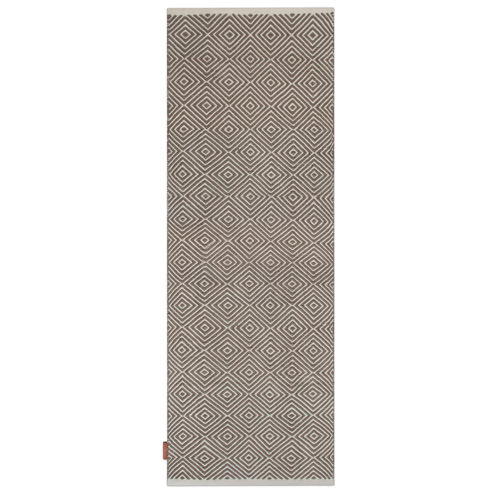 Diamond teppe 70x200 cm, Grey Formgatan